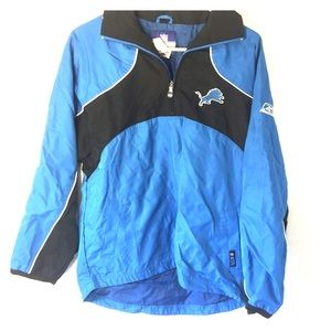 Detroit Lions Wind Breaker Jacket 14-16 Large